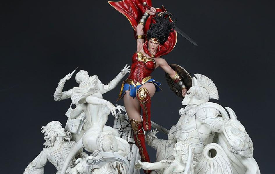 WONDER WOMAN COURAGE 1/6 SCALE DIORAMA MARBLE