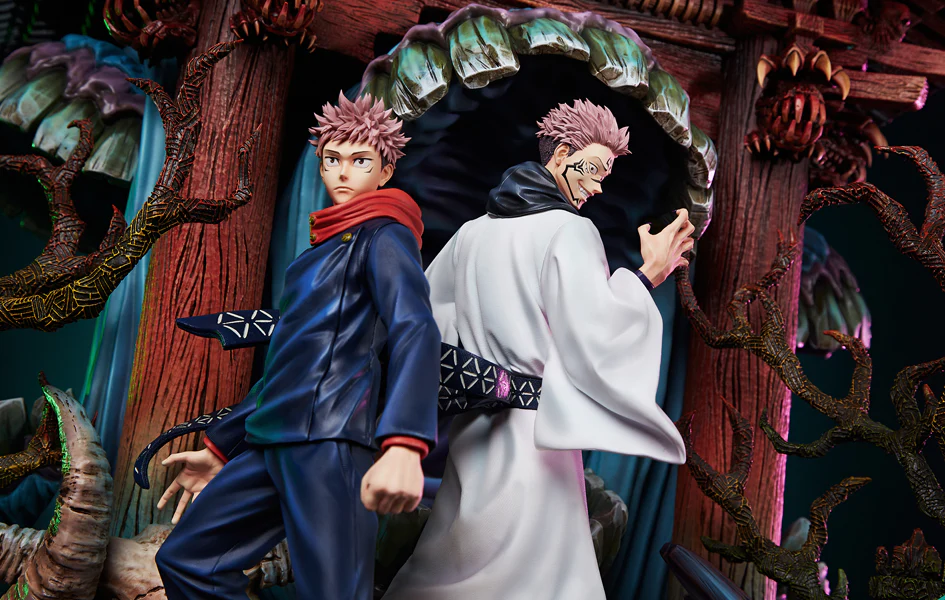 JUJUTSU KAISEN YUJI ITADORI AND SUKUNA STATUE