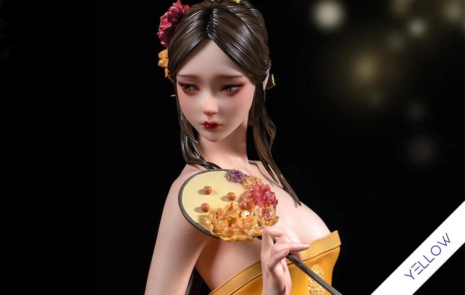 NOBLE PRINCESS LOOKING BACK YELLOW VERSION 1/4 SCALE STATUE