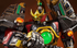 MIGHTY MORPHIN POWER RANGERS THUNDER MEGAZORD STATUE