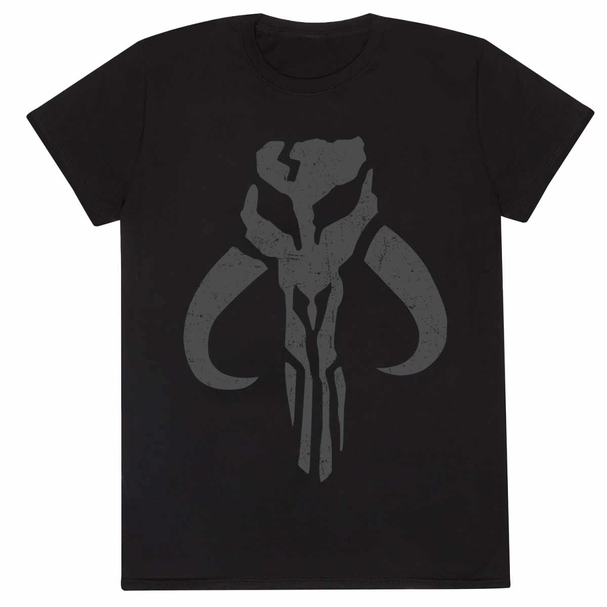 Star Wars Mandalorian Distressed Crest T-Shirt