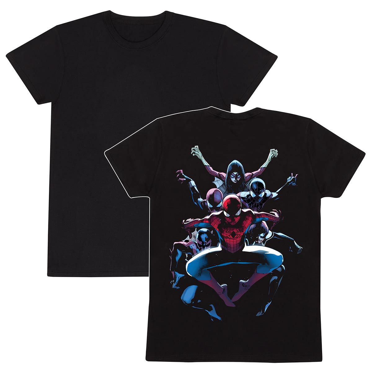 Marvel Comics Spiderman Spiderverse Back T-Shirt