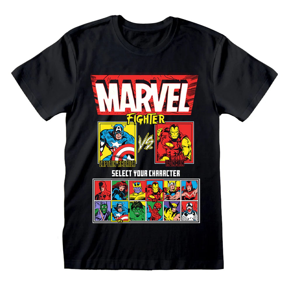 MARVEL COMICS VS SCREEN T-SHIRT