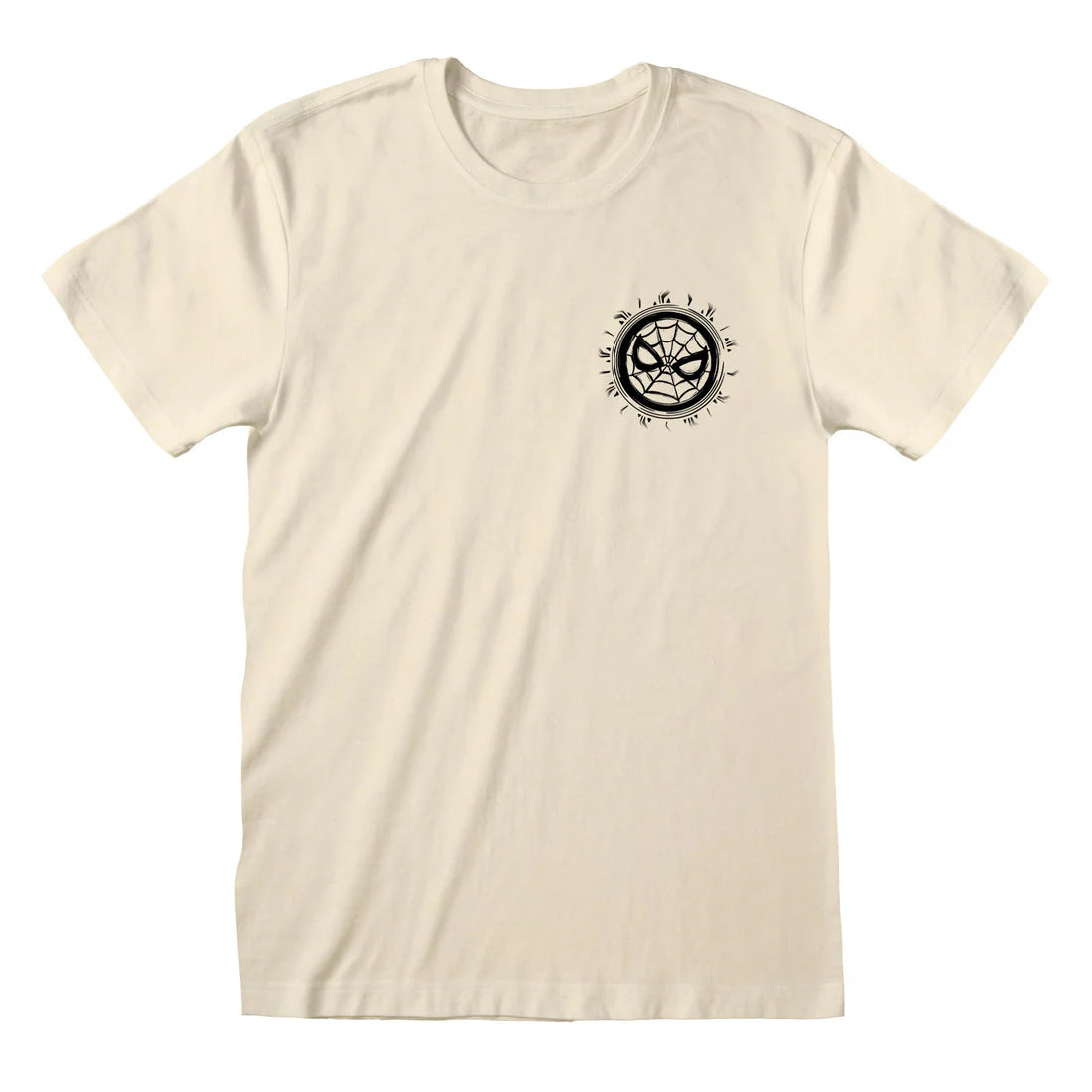 MARVEL COMICS SPIDEY SENSE LINOCUT FRONT AND BACK PRINT T-SHIRT