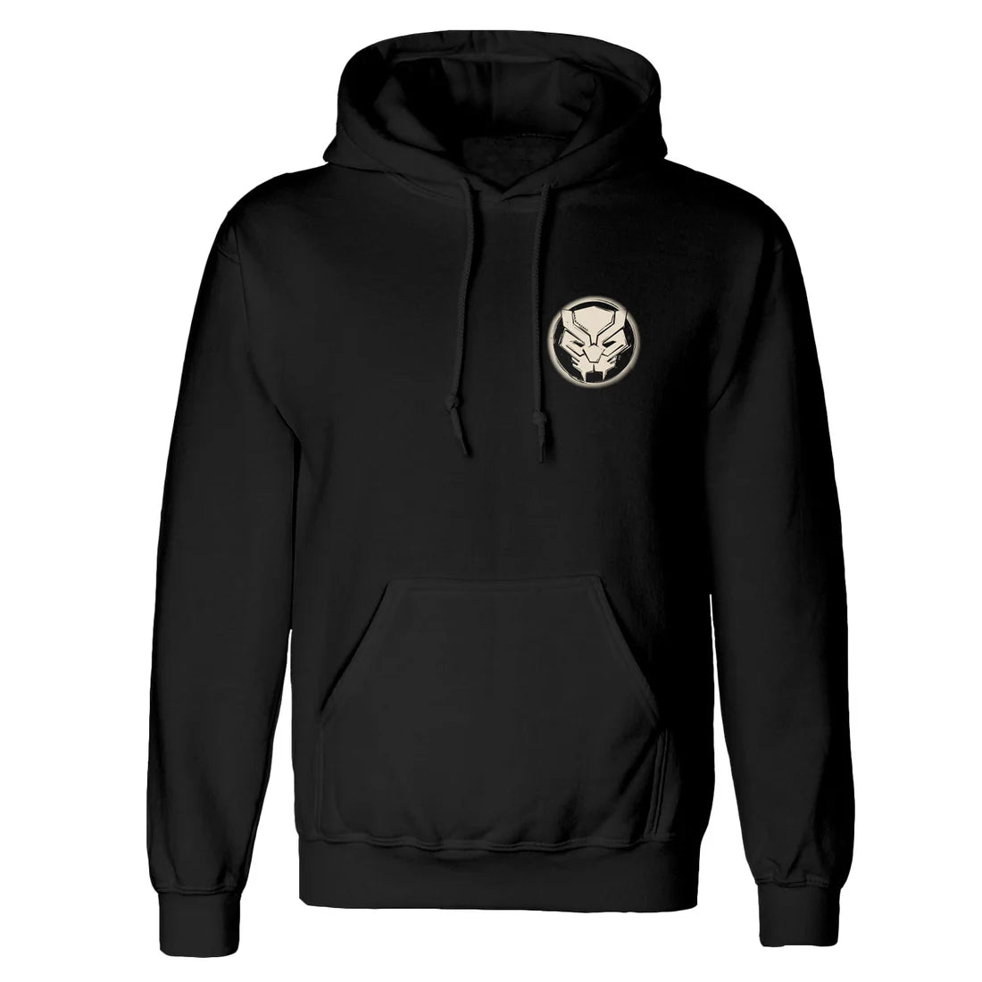 MARVEL COMICS BLACK PANTHER LINOCUT FRONT AND BACK PRINT HOODIE