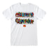 MARVEL COMICS CHARACTER CHART T-SHIRT