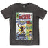 Marvel Comics Here Comes Daredevil Comic Charcoal Grey T-Shirt