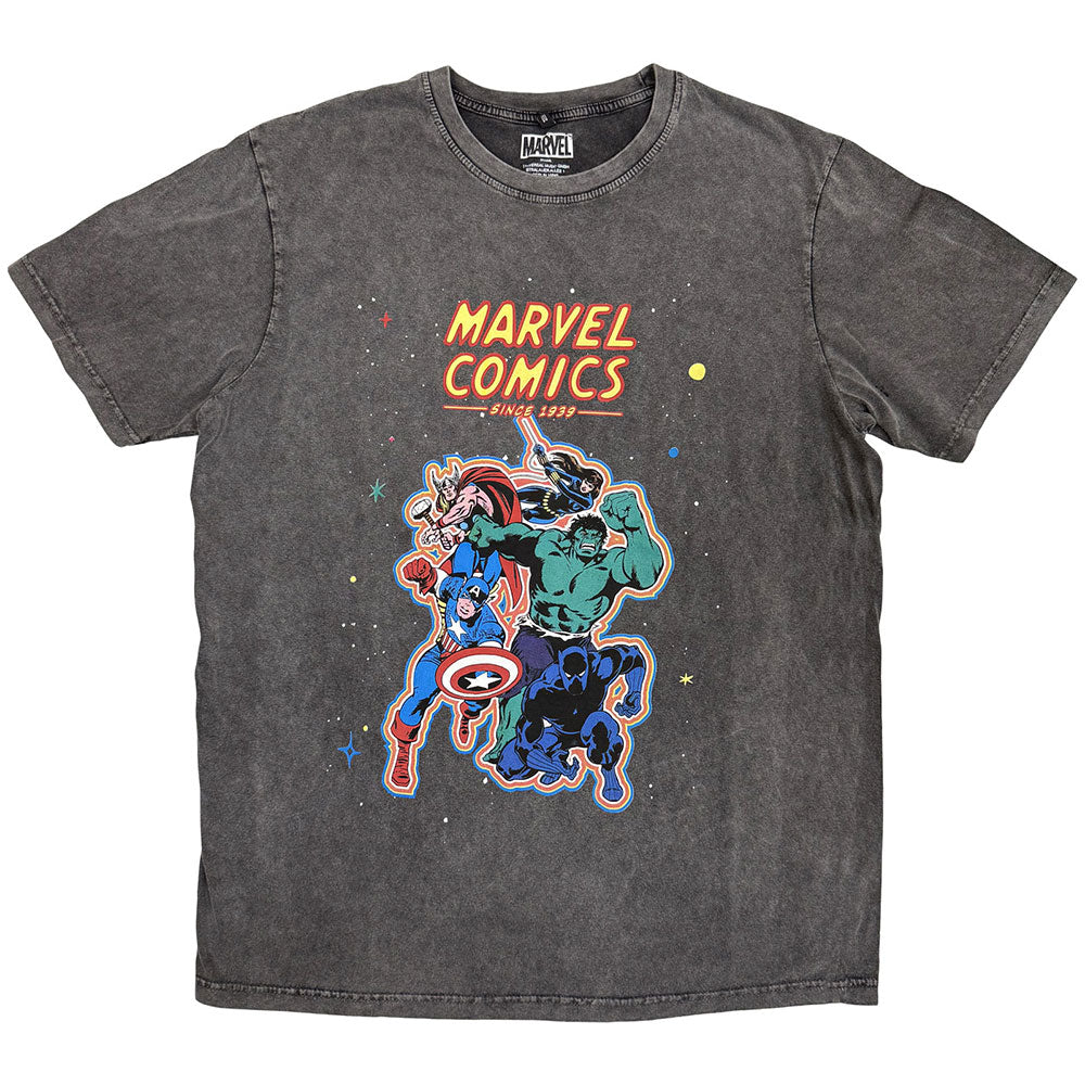 Marvel Comics Avengers Charcoal Grey T-Shirt