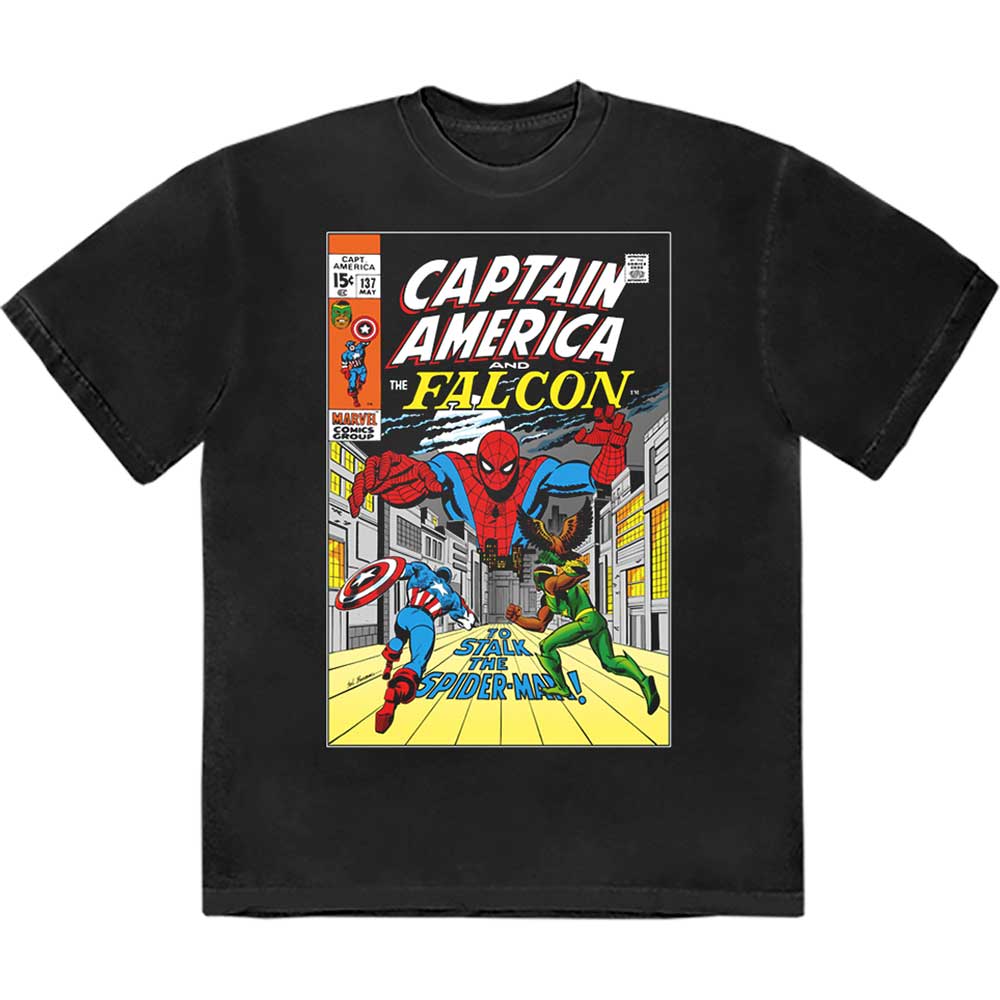 MARVEL COMICS CAPTAIN AMERICA & FALCON COMIC COVER T-SHIRT