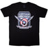 Marvel Comics Captain America Brave New World Shield Black T-Shirt