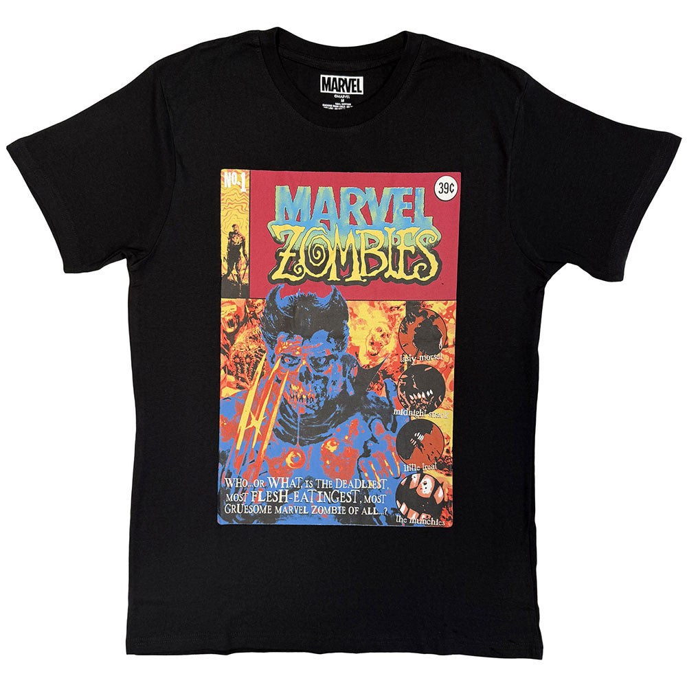 Marvel Comics Wolverine Zombie Black T-Shirt