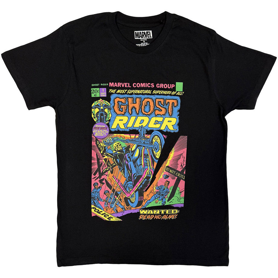 Marvel Comics Ghost Rider Dead Or Alive Black T-Shirt