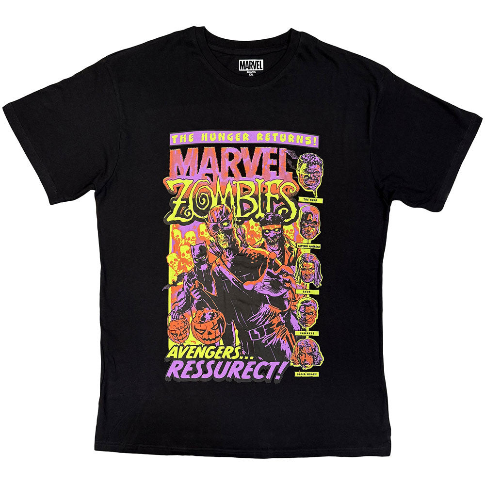 Marvel Comics Avengers Resurrect Black T-Shirt