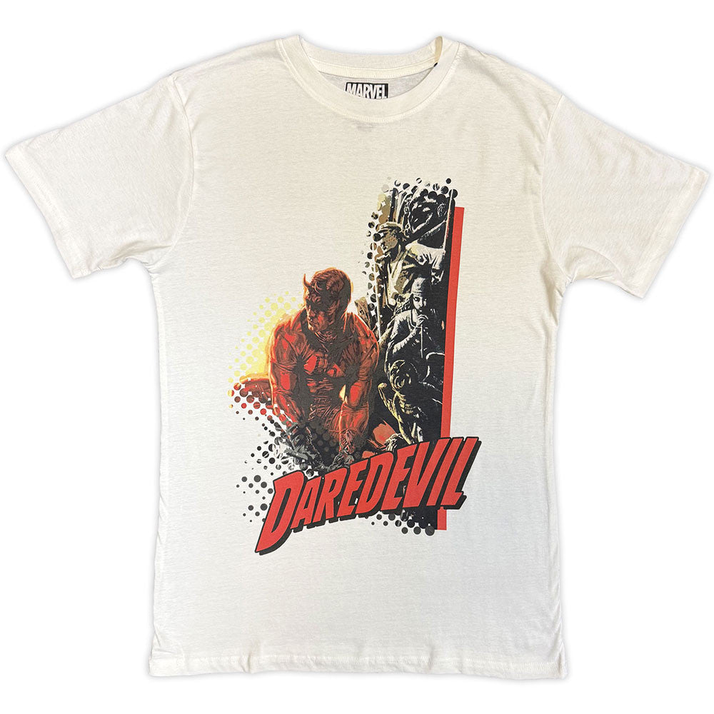 Marvel Comics Daredevil Pop Art White T-Shirt