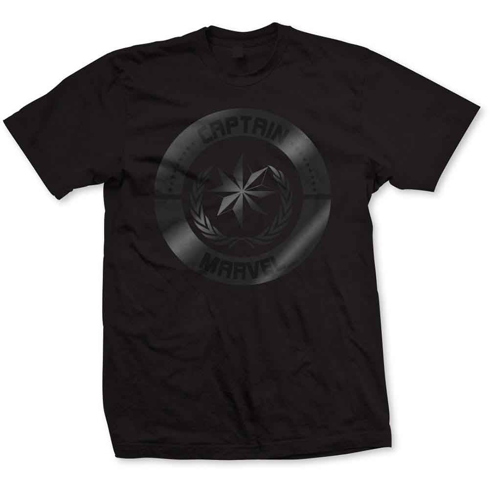 MARVEL COMICS CAPTAIN MARVEL SILVER CIRCLE T-SHIRT