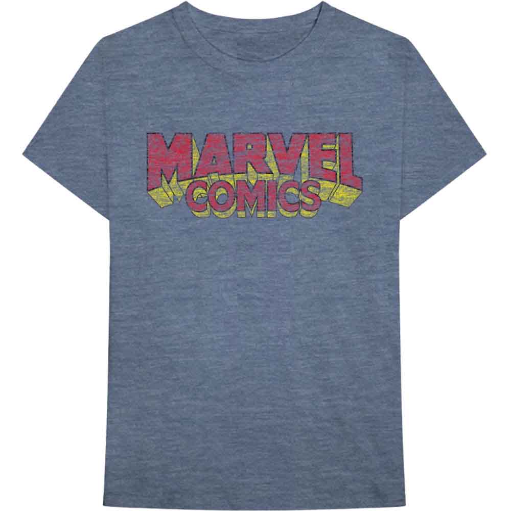 MARVEL COMICS DISTRESSED LOGO T-SHIRT