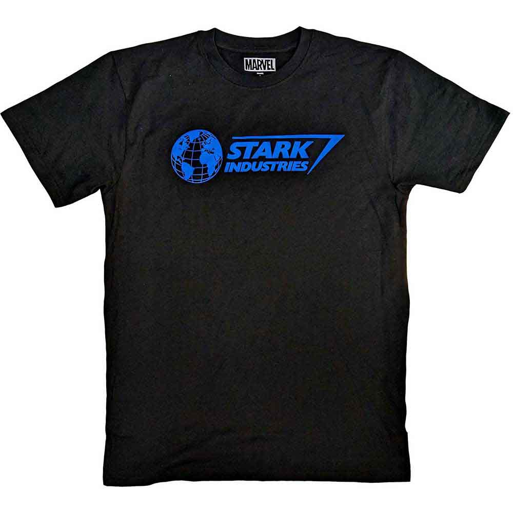 MARVEL COMICS STARK INDUSTRIES BLUE T-SHIRT