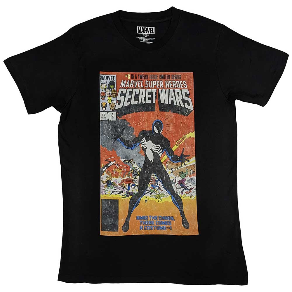 MARVEL COMICS SPIDERMAN SECRET WARS T-SHIRT