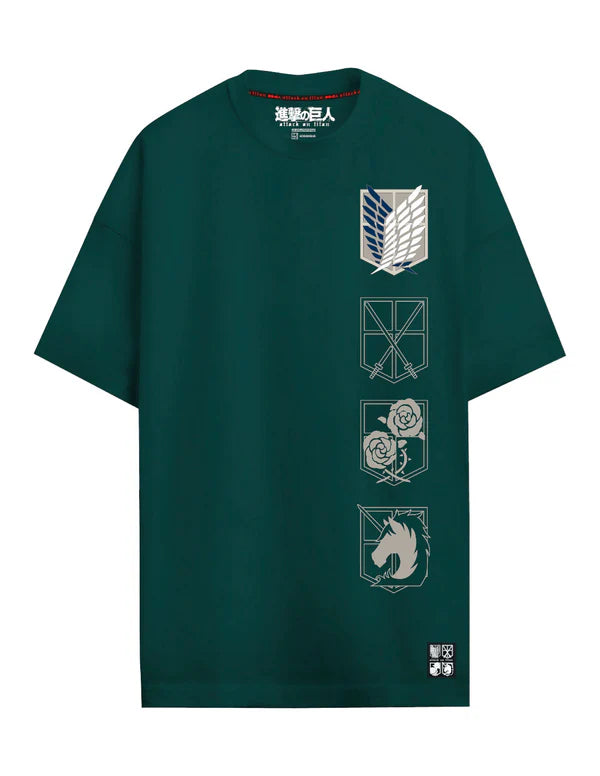 Attack on Titan Brigades Spéciales Oversize T-shirt
