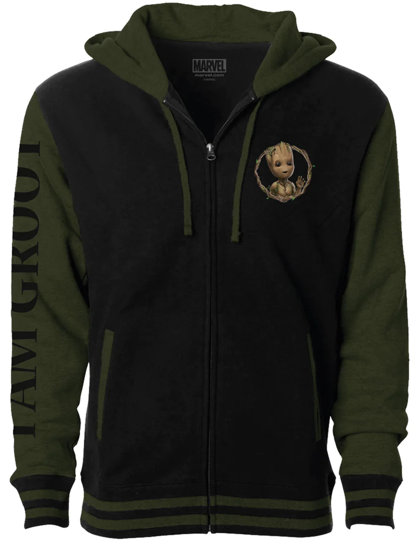 Marvel I Am Groot Baby Groot Wood Grown Sweatshirt