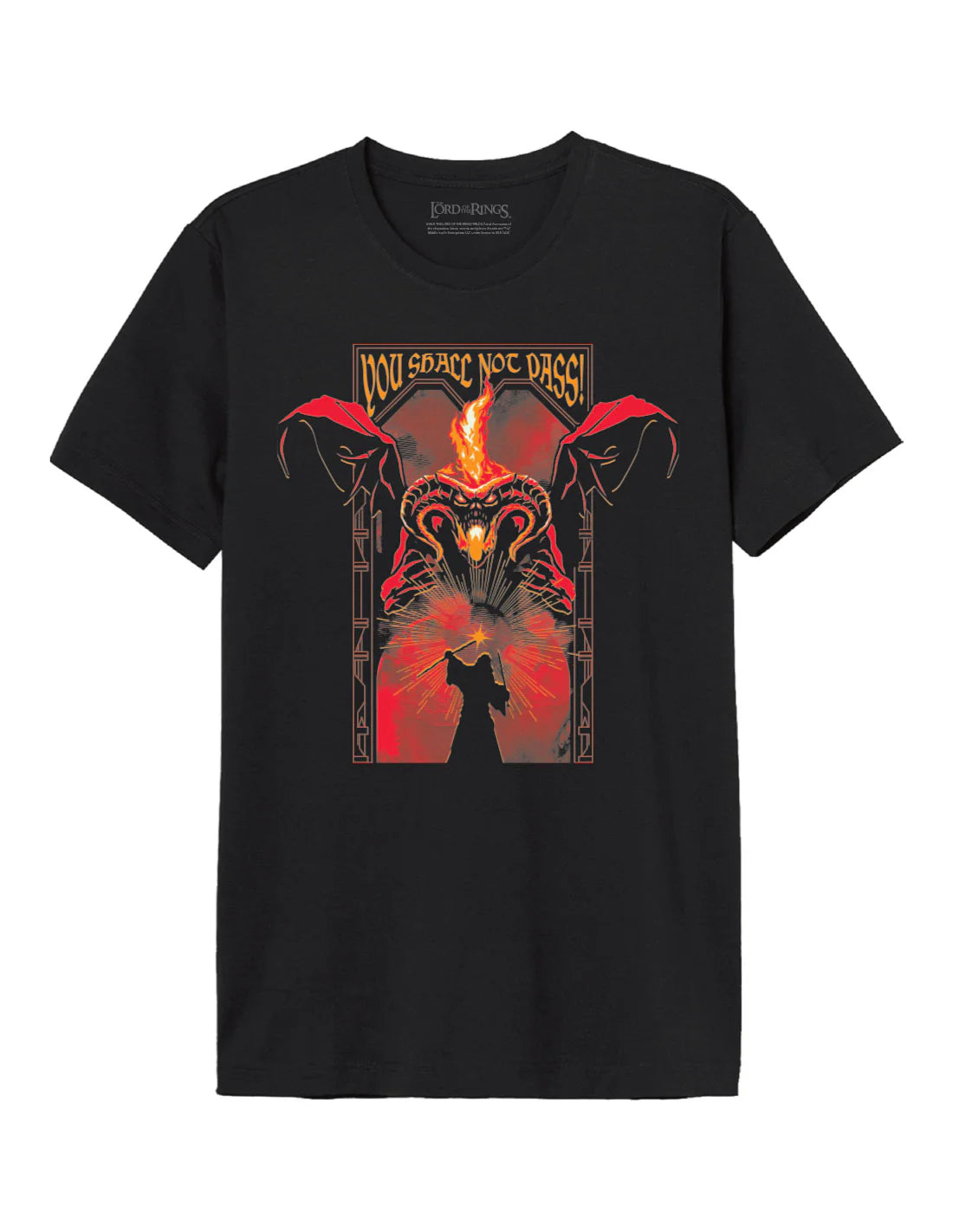 The Lord of the Rings You Shall Not Pass T-shirt