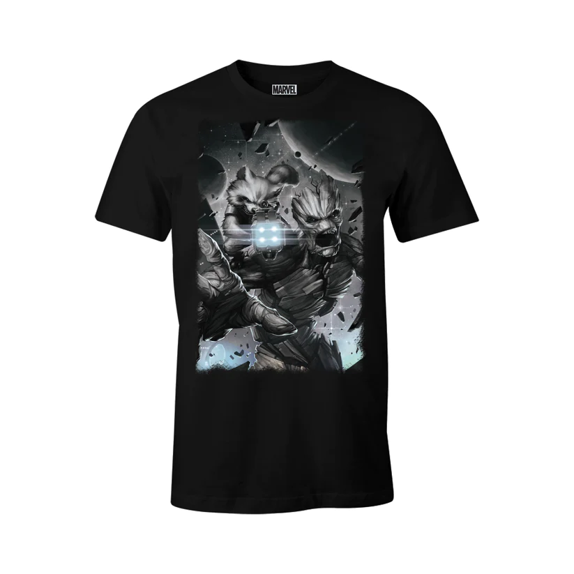 Marvel Guardians of the Galaxy Rocket & Groot T-shirt