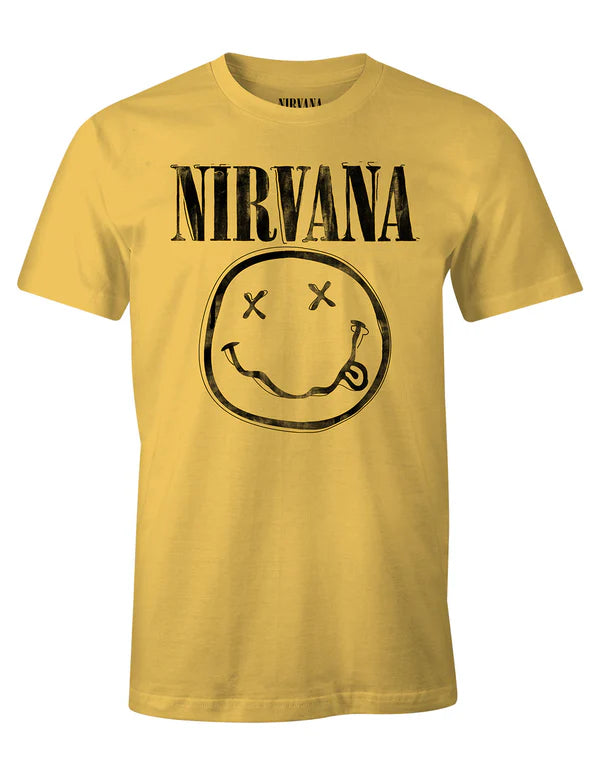 Nirvana Grunge Smiley Logo T-Shirt