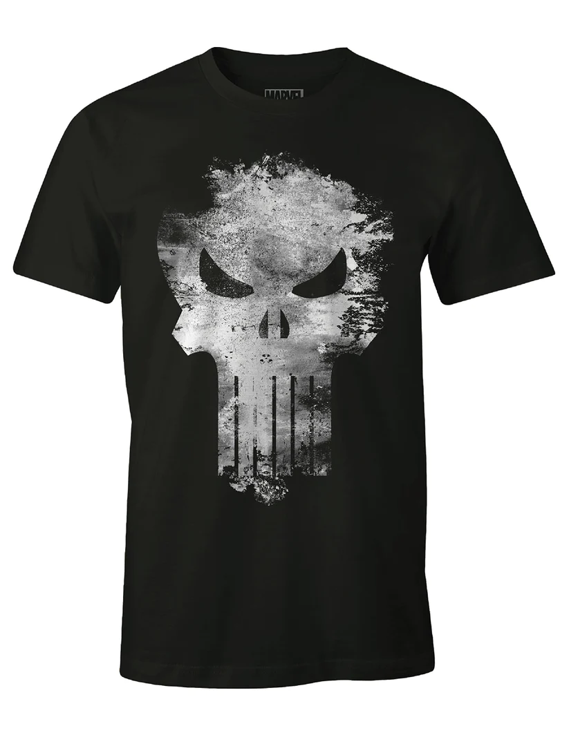 Marvel The Punisher Distress Skull T-shirt