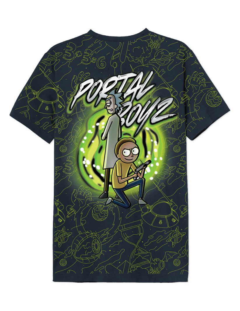 Rick & Morty Portal Boyz T-shirt
