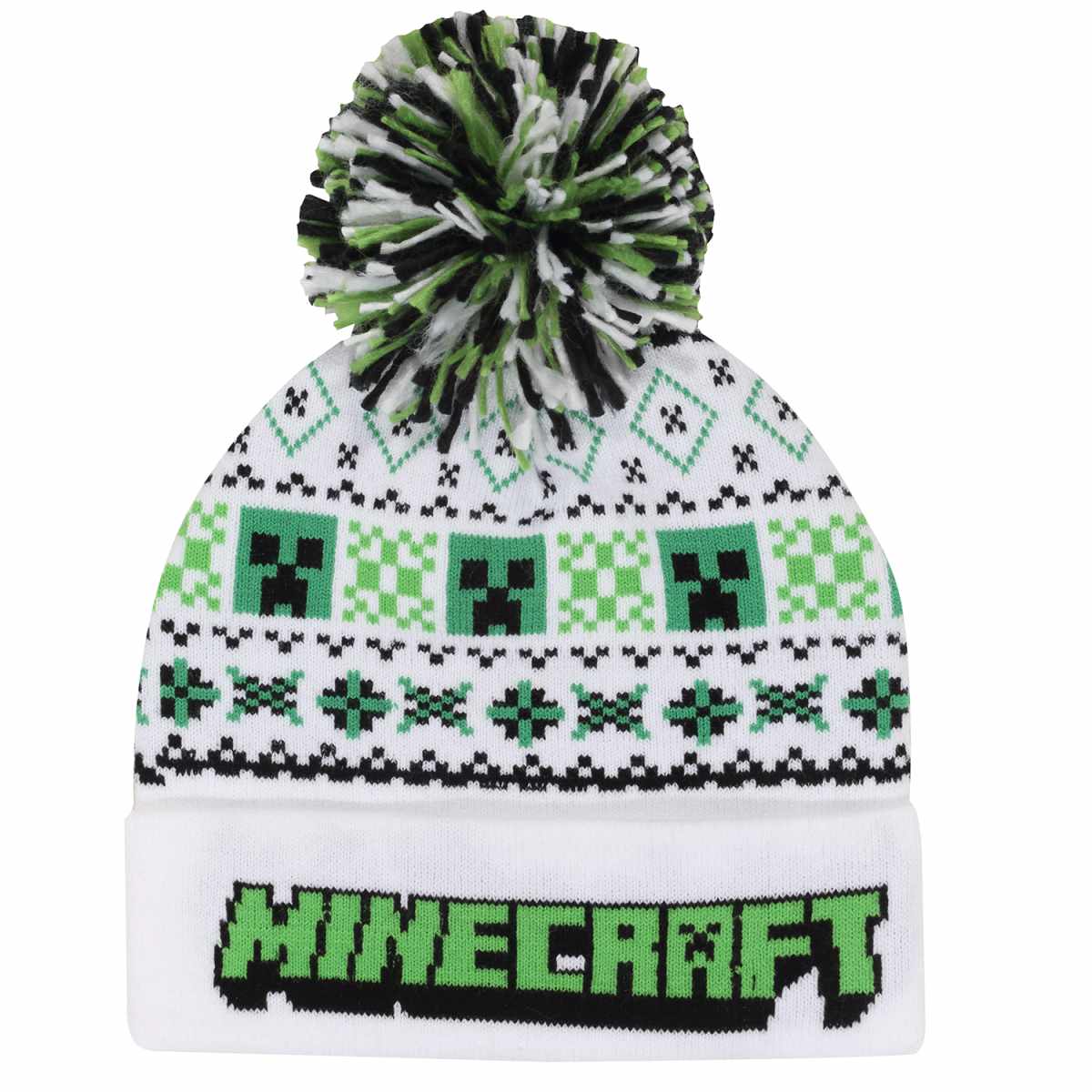 Minecraft Ski Pom Beanie
