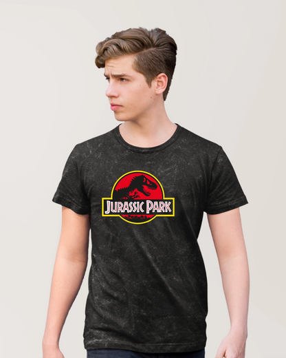 Jurassic Park logo classic Stonewashed T-shirt