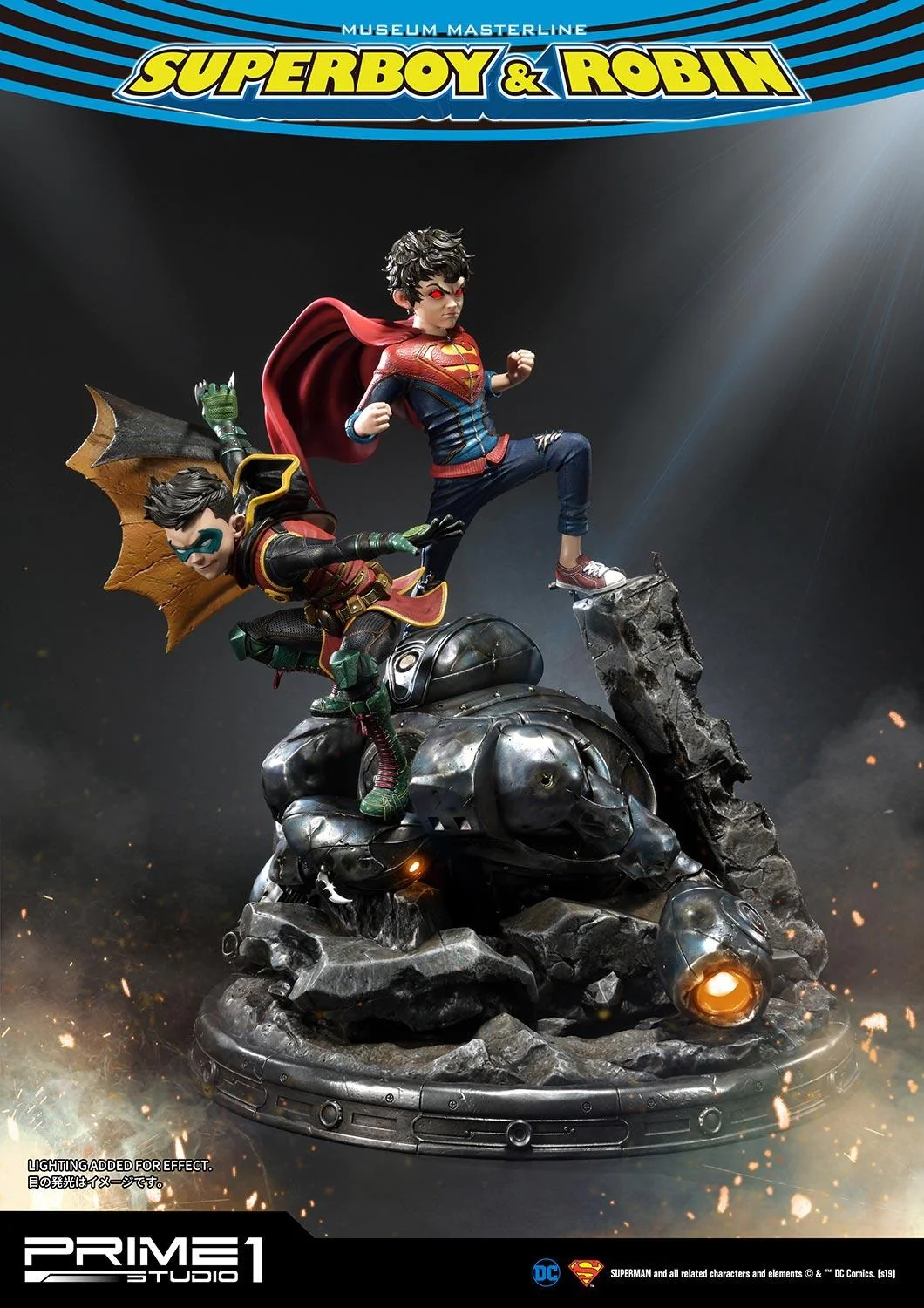 PRIME 1 STUDIO SUPERBOY AND ROBIN EXCLUSIVE VERSION