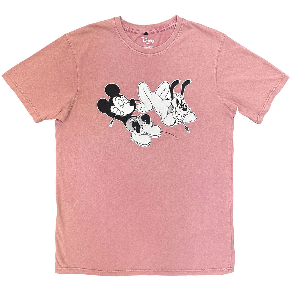 Disney  Mickey & Pluto Relax Kashmir Red T-Shirt