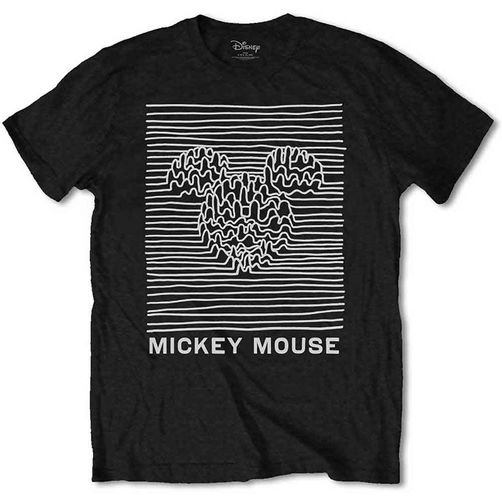 MICKEY MOUSE UNKNOWN PLEASURES T-SHIRT