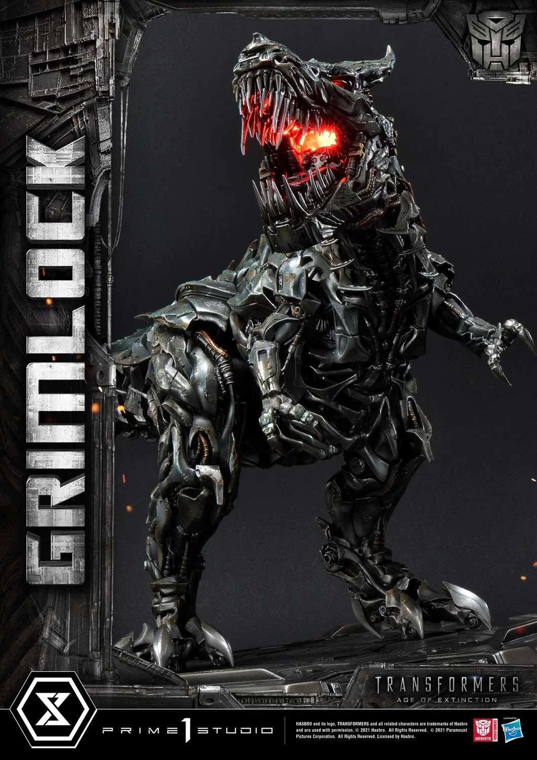 PRIME1 STUDIO GRIMLOCK TRANSFORMERS AGE OF EXTINCTION STATUE