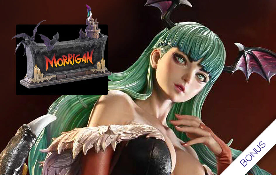 Darkstalkers Morrigan BONUS VERSION 1/4 Scale Statue