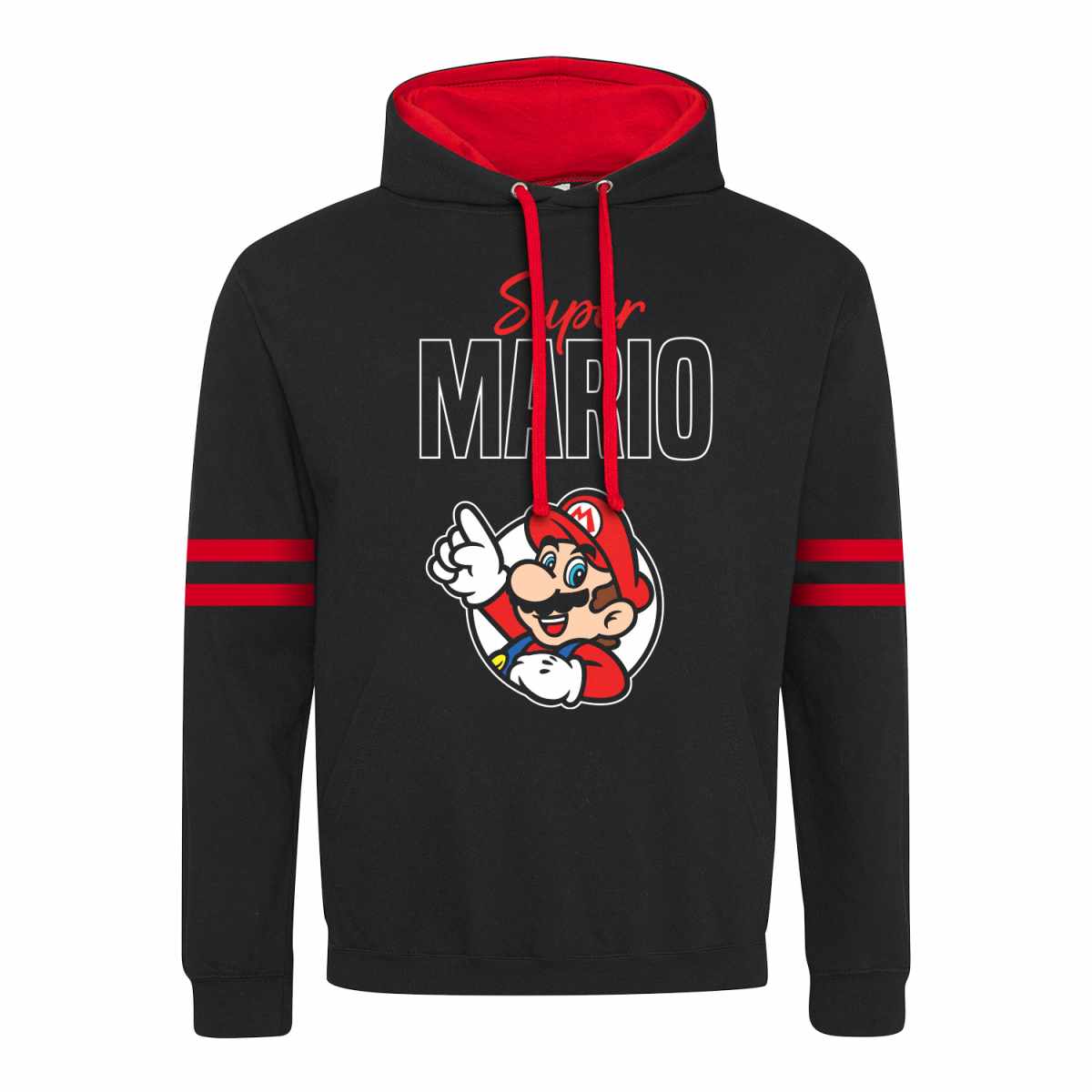 Super Mario Circle Pose Pullover Hoodie