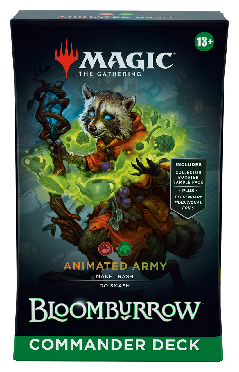 Magic: The Gathering Bloomburrow Commander Deck Animated Army