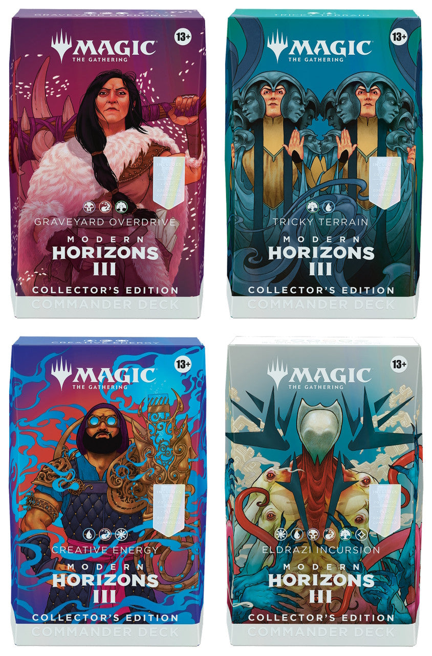 Magic: The Gathering Modern Horizons 3 Commander Deck Collector's Edition Set of 4