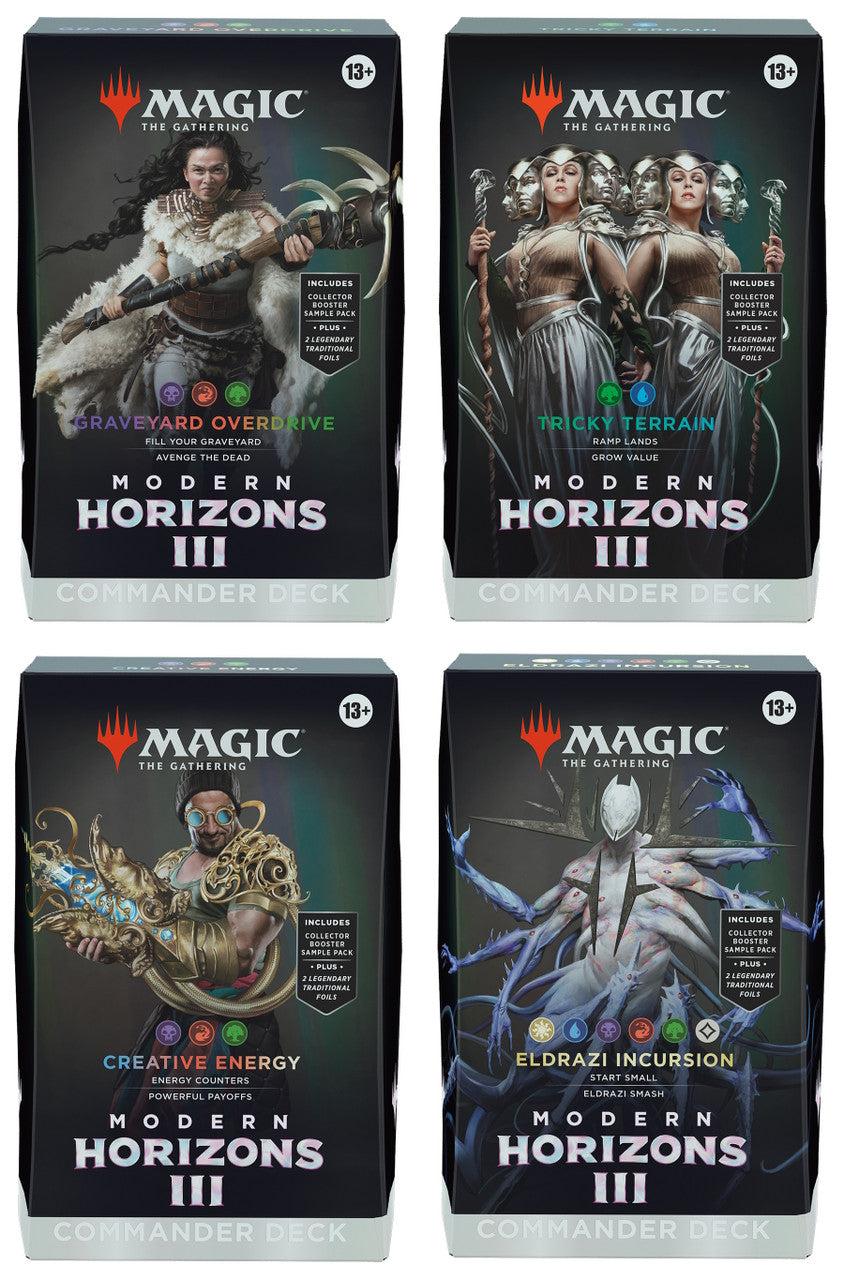 Magic: The Gathering Modern Horizons 3 Commander Deck Set of 4