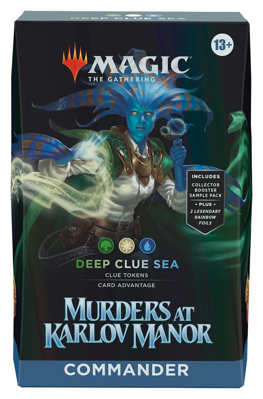 Magic The Gathering Murders at Karlov Manor Commander Deck Deep Clue Sea