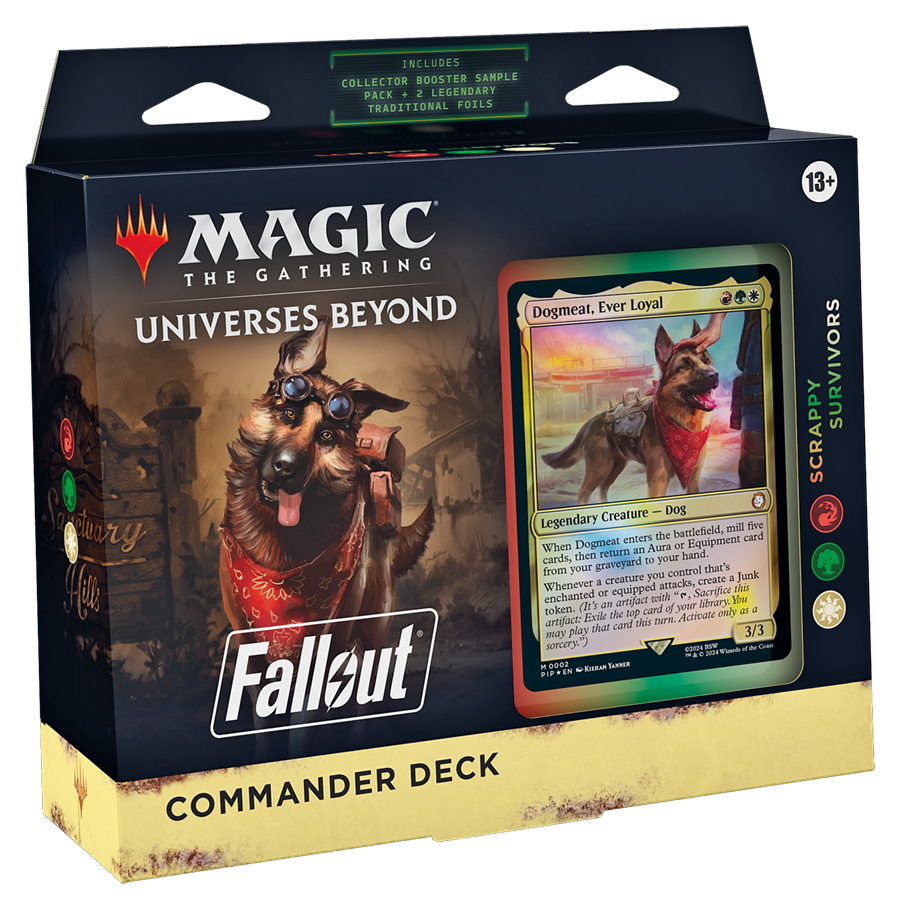 Magic The Gathering Fallout Commander Deck Scrappy Survivors