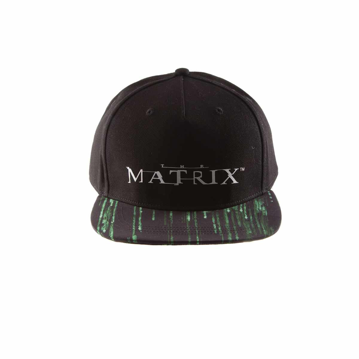 The Matrix Logo and Code Snapback Cap