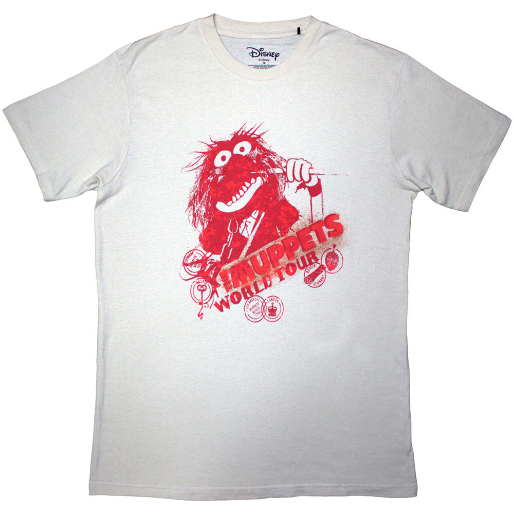 Disney The Muppets Animal On Tour Natural T-Shirt