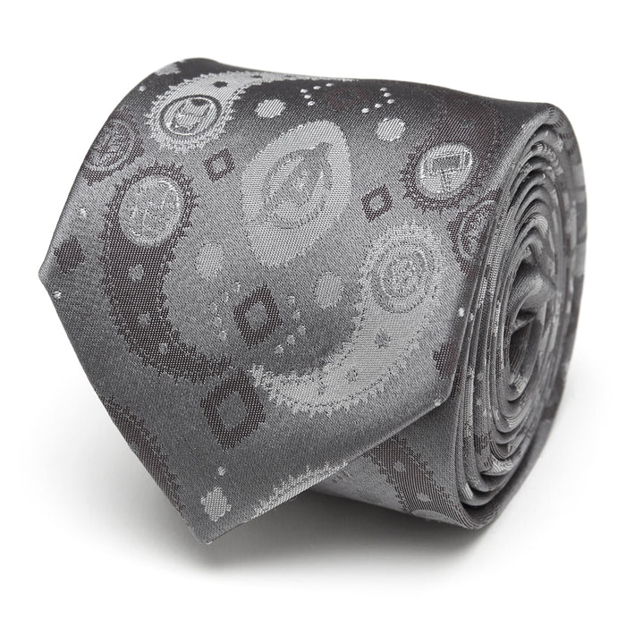 Avengers Paisley Icons Print Tie