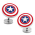 Captain America Shield Cufflinks