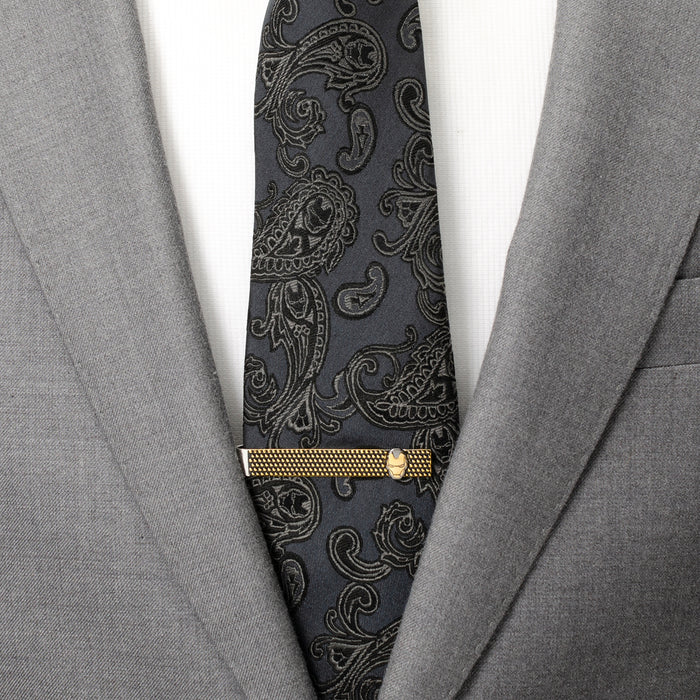 Iron Man I Love You 3000 Textured Hidden Message Tie Bar