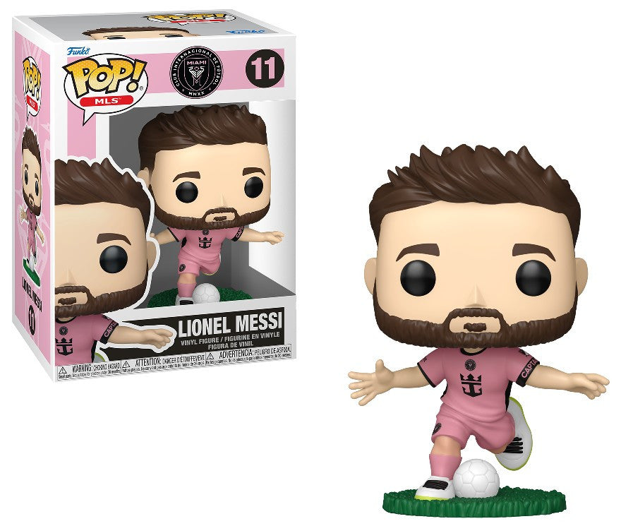 Pop! MLS Soccer Lionel Messi Inter Miami Pink Jersey