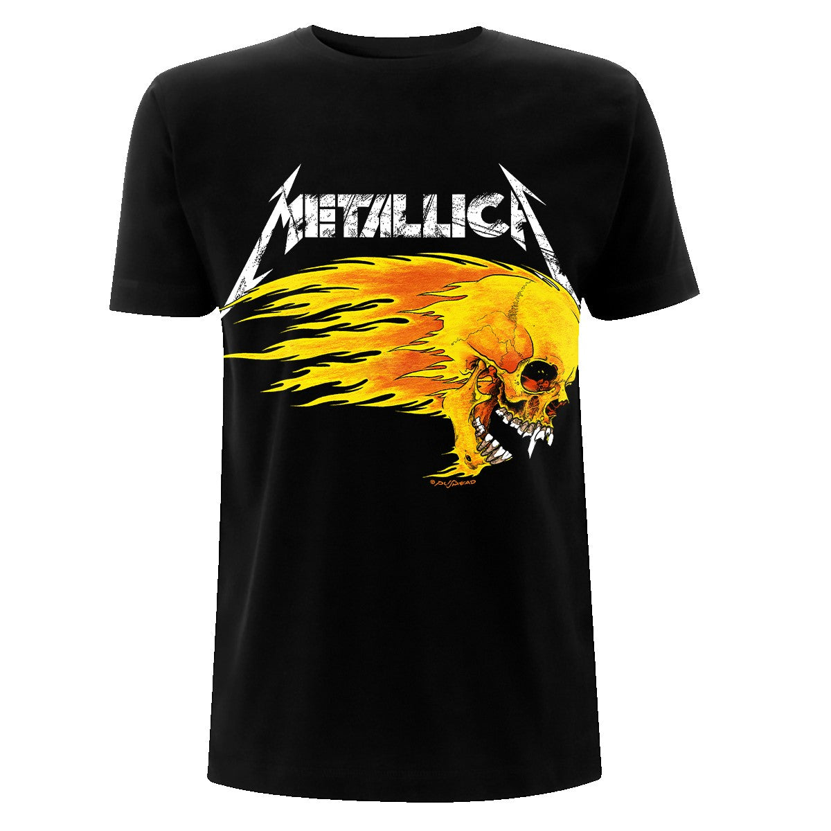 Metallica Flaming Skull T-Shirt