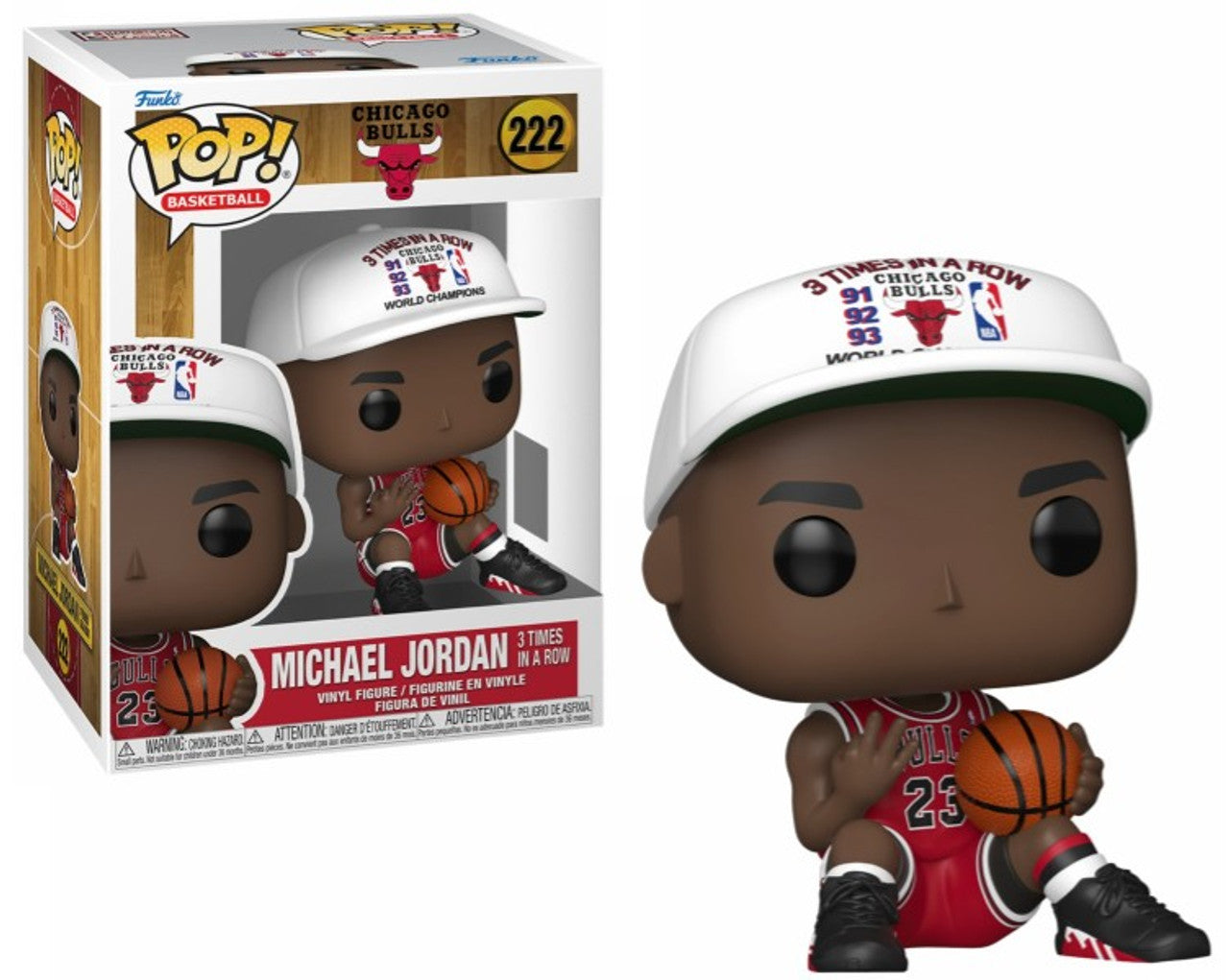 Pop! NBA Legends Michael Jordan Chicago Bulls 3x in a Row